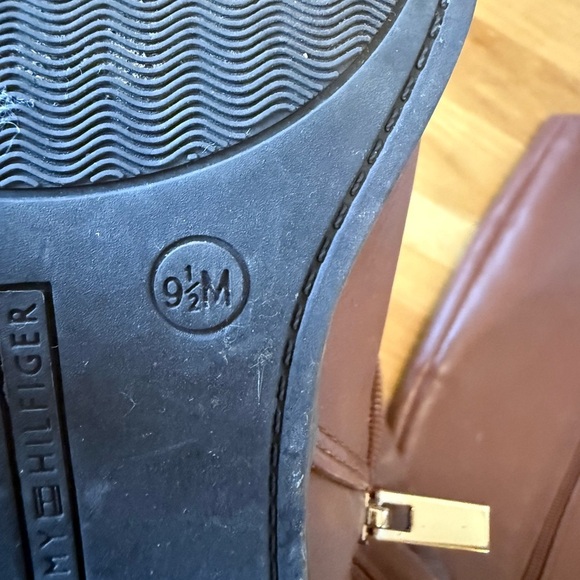 Tommy Hilfiger Caramel brown Knee-High Boots size 9.5 M - Picture 9 of 10